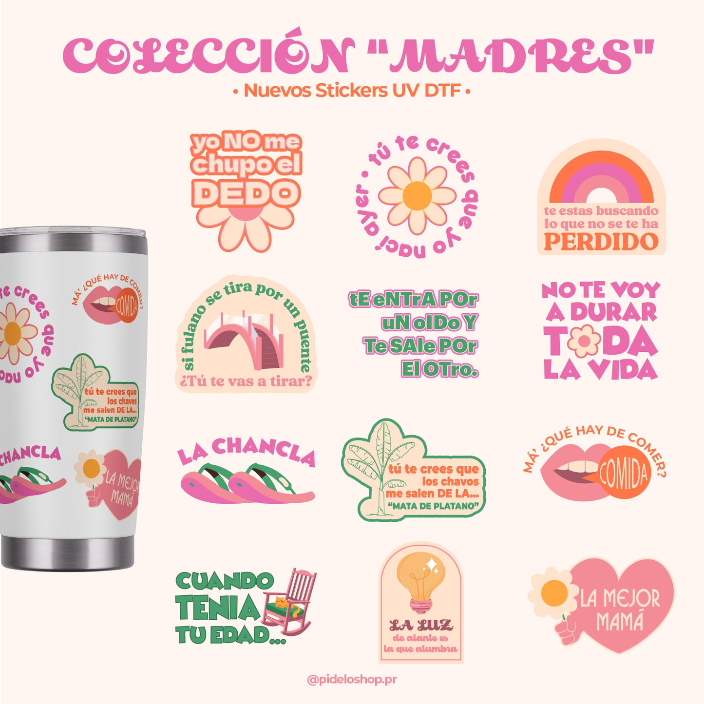 Sticker UV DT - Madres