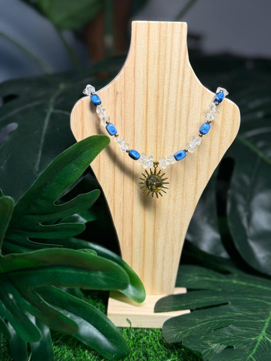Collar Piedras y Cristal