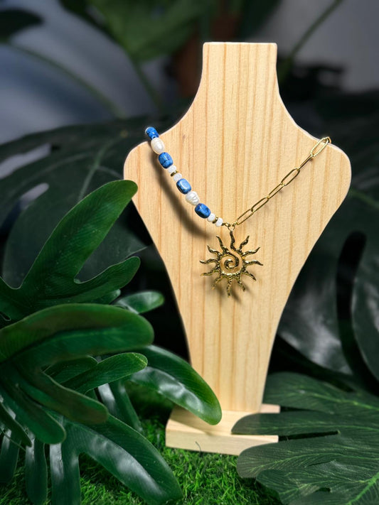Collar Piedras y Cristal