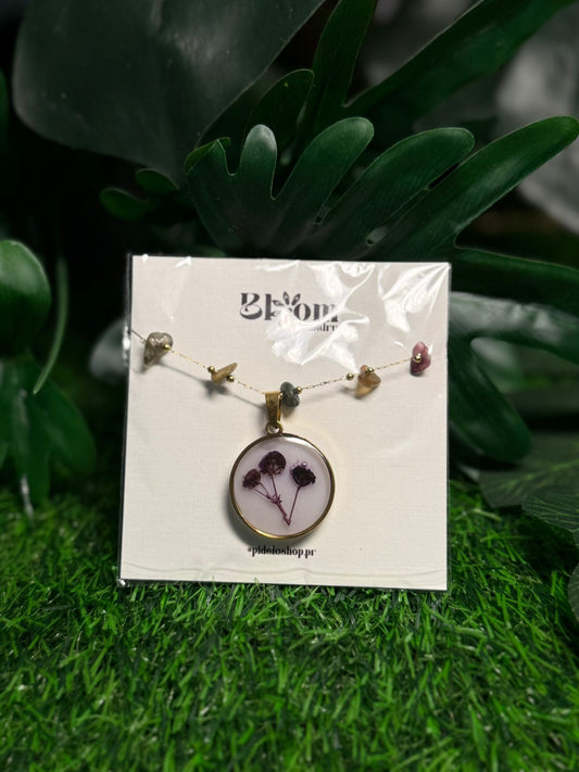 Collar Resina y Piedra
