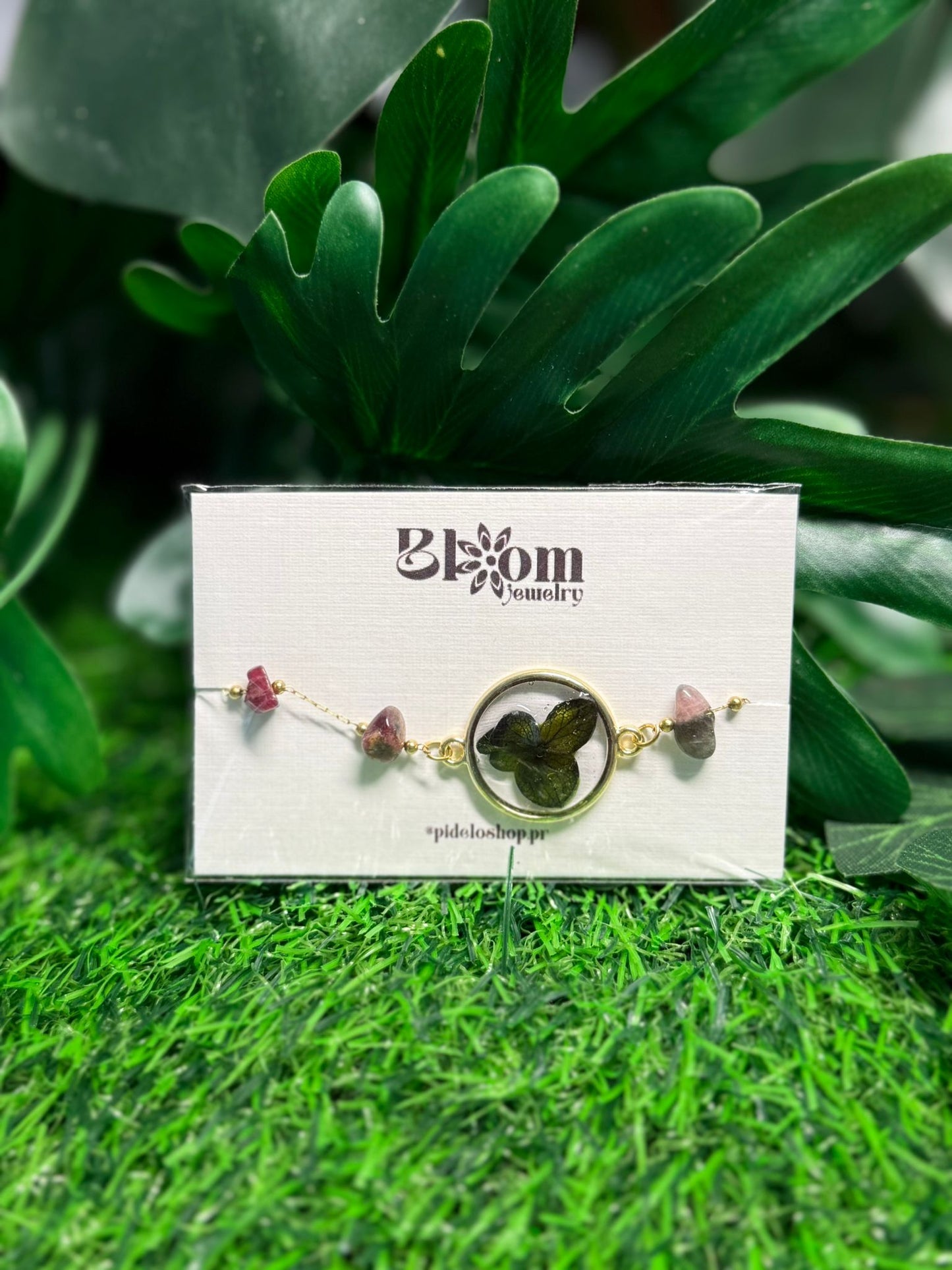 Bracelet Resina y Piedra