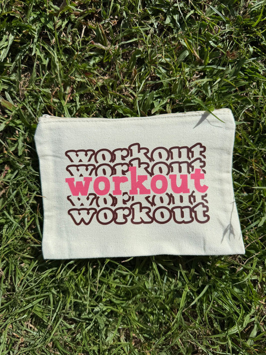 Workout - Makeup Bag