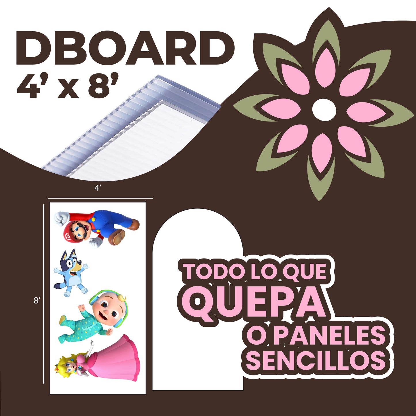 DBoard 4' x 8'